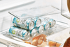 InterDesign Home & Kitchen InterDesign Soda Can Holder for Refrigerator, Kitchen Cabinet, Pantry - Clear