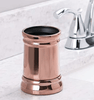 InterDesign Home & Kitchen InterDesign Sutton Tumbler Cup for Bathroom Vanity Countertops, Rose Gold
