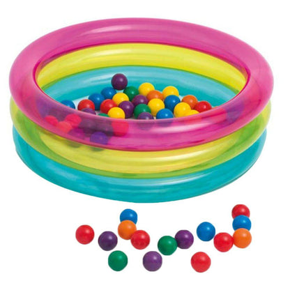 Intex Outdoor Intex Classic 3-Ring Baby BAll Pit Age 1-3