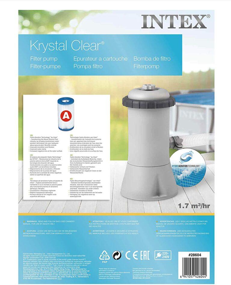 Intex Outdoor Intex Filter Pump Grey 28604