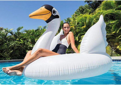 Intex Outdoor Intex Mega Swan Island White Inflatable Swimming Pool-56287