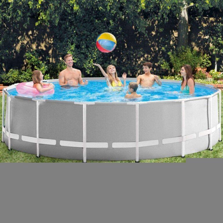 Intex Outdoor Intex Prism Frame for Swimming Pool Pump Ladder Cover (4.6m)-(26726)