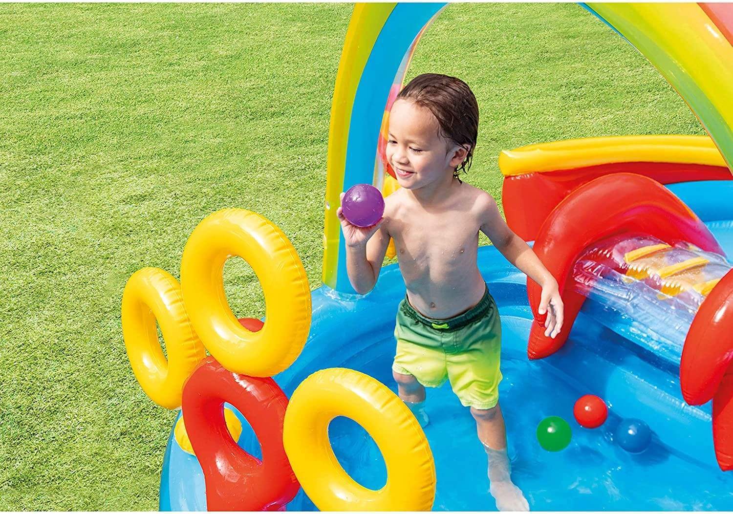 Intex Outdoor Intex Rainbow Ring Play Center Age 2+