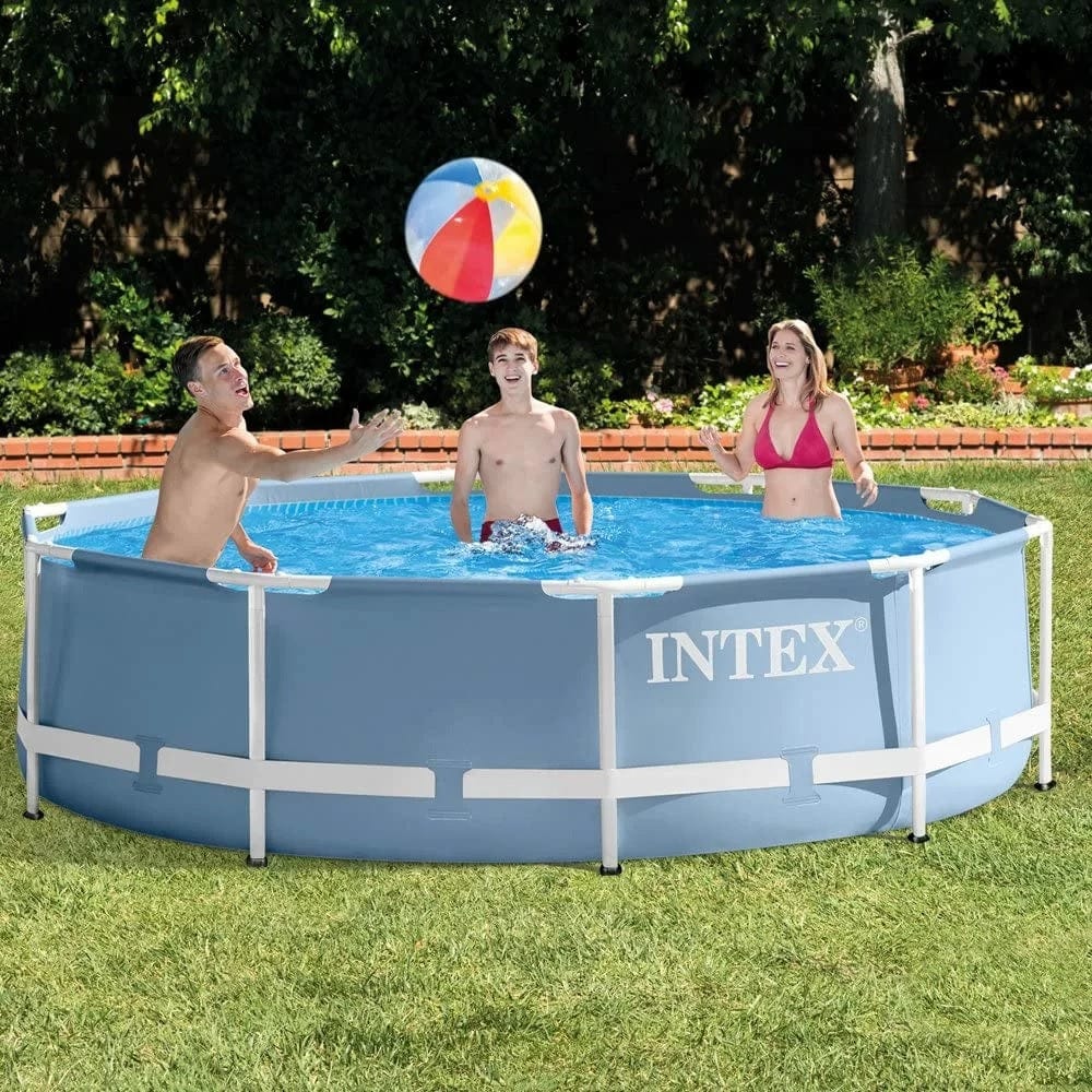 Intex Outdoor Prism Framepool W/Pump (305x76)