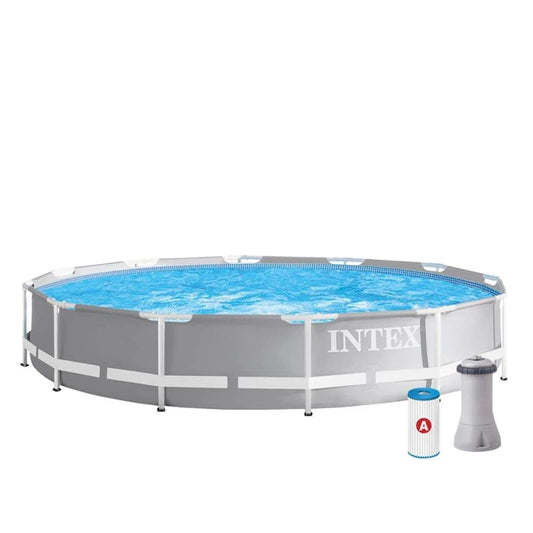 Intex Outdoor Prism Framepool W/Pump (366x76)