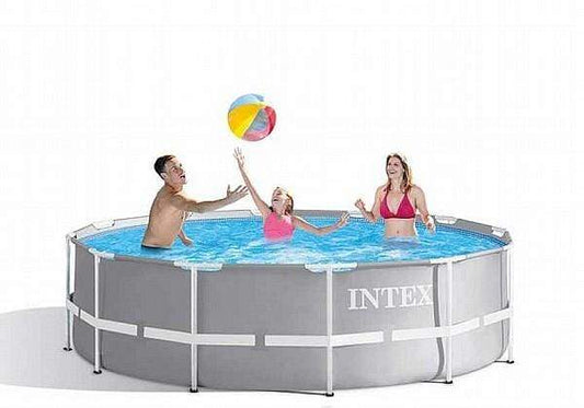 Intex Toys Intex Prism Frame Above Ground Pool Round 3.7m 366x76cm