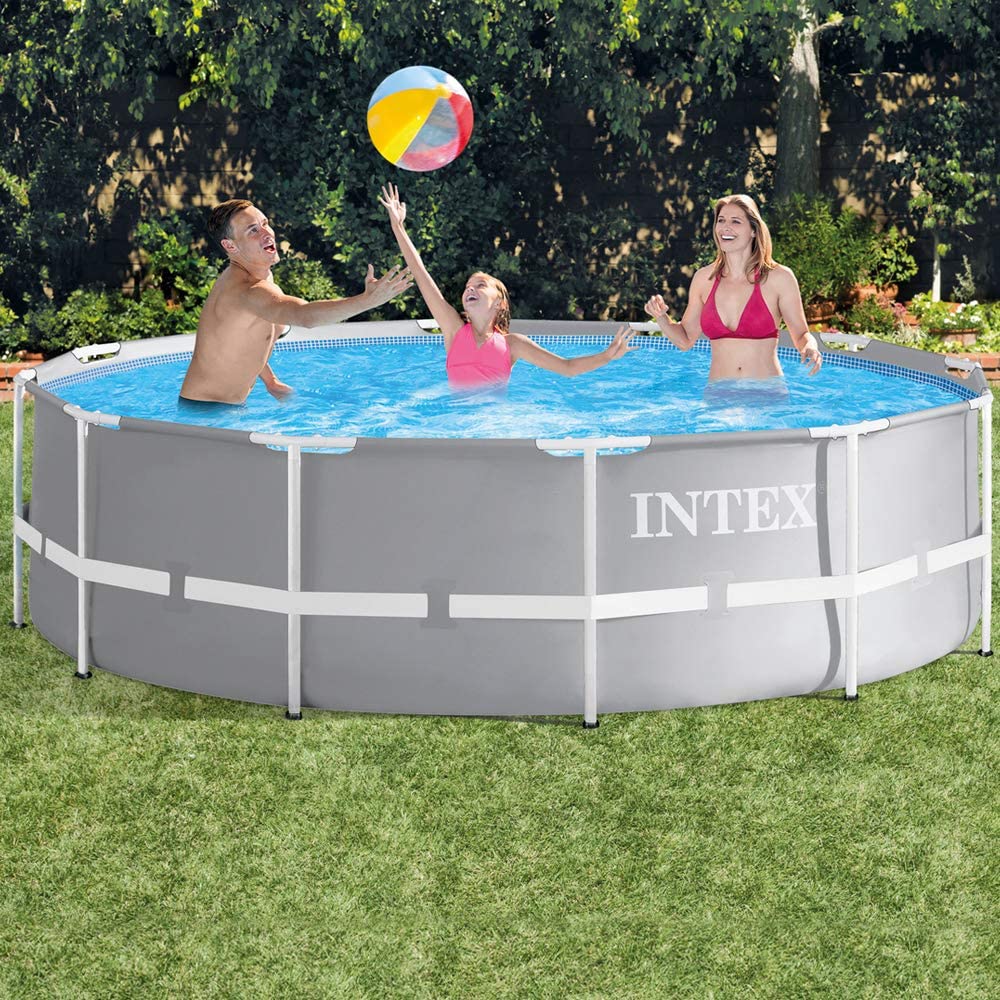 Intex Toys Intex Prism Frame Above Ground Pool Round 3.7m 366x76cm