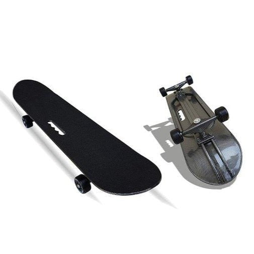 Jaspo Outdoor Jaspo – Cruiser Longboard |concave Standard Skate Board (carbon Graphite)