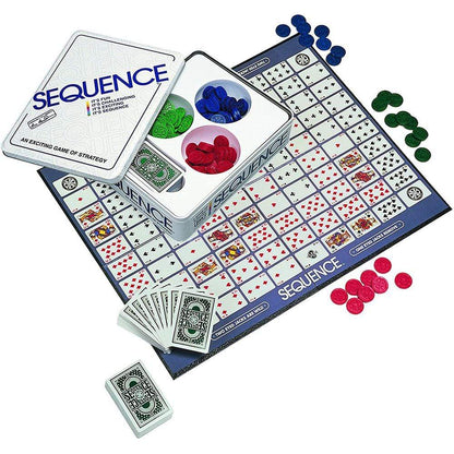 JAX Toys Jax - Sequence Strategic Game in Tin Box