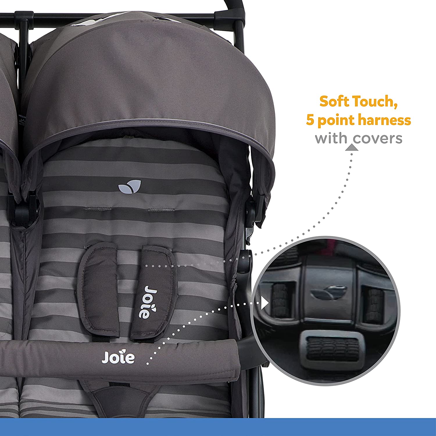 Joie babies Joie Aire Twin Baby Stroller -Double Buggy with Reversible Seat