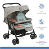 Joie Babies Joie Aire Twin Ultra Lightweight & One Hand-Fold Stroller