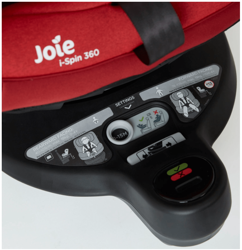 Joie I-Spin 360 Baby Car Seat Red