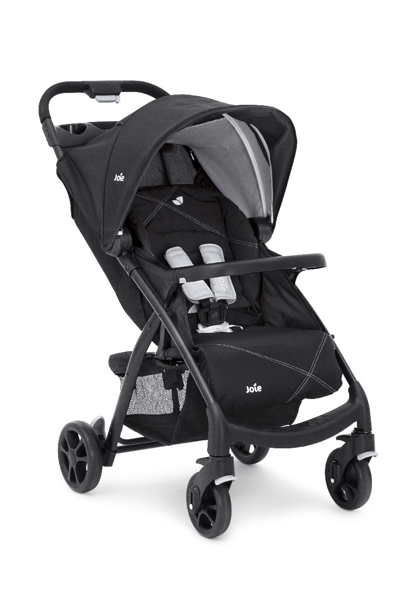 Joie Babies Joie - Muze LX Travel System with Joie Juva Infant Seat and Raincover Coal