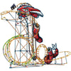 K'NEX Toy Thrill Rides Mecha Strike Roller Coaster Building Set (577 Pieces)