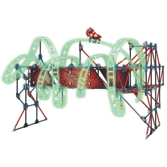 K'NEX Toy Thrill Rides Web Weaver Roller Coaster Building Set (439 Pieces)
