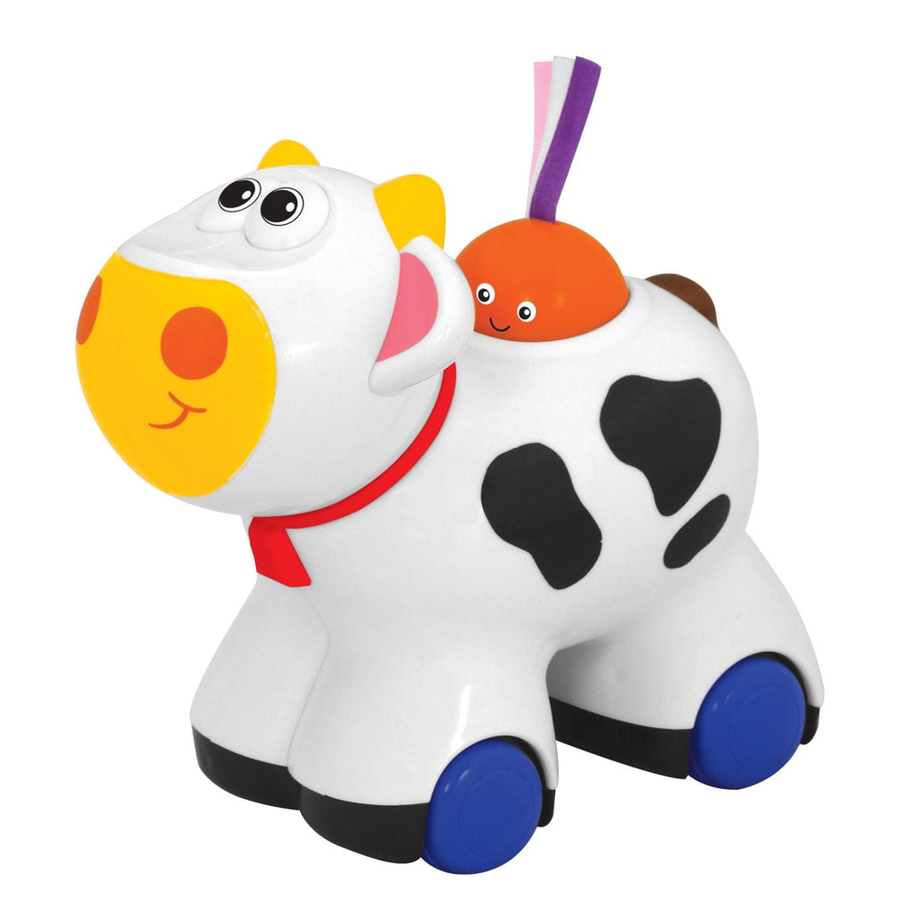Kiddieland Toys Kiddieland Push N Go Moo Moo Cow