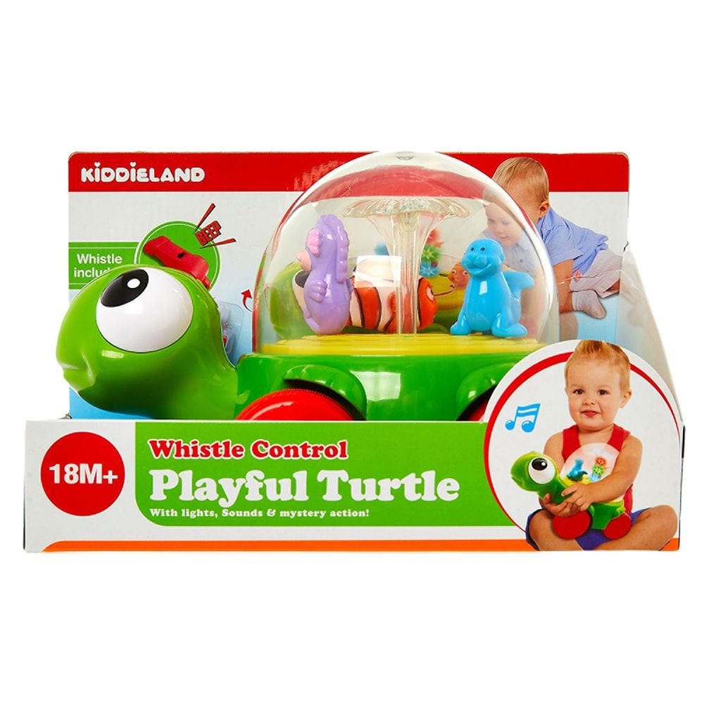 Kiddieland Toys Kiddieland Whistle Control Playful Turtle