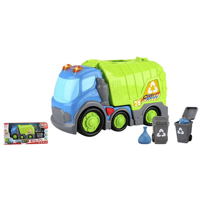 Kiddy Go Toys Kiddy Go! Free Wheel Garbage Truck with Light & Sound