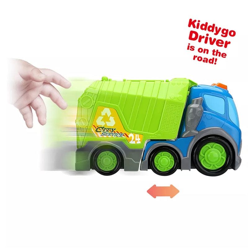Kiddy Go Toys Kiddy Go! Free Wheel Garbage Truck with Light & Sound