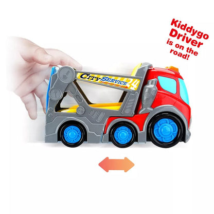 Kiddy Go Toys Kiddy Go! Free Wheel Garbage Truck with Light & Sound