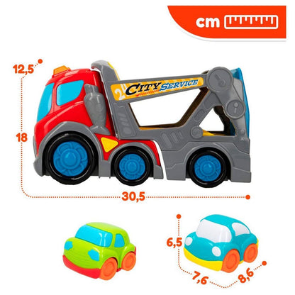 Kiddy Go Toys Kiddy Go! Free Wheel Garbage Truck with Light & Sound