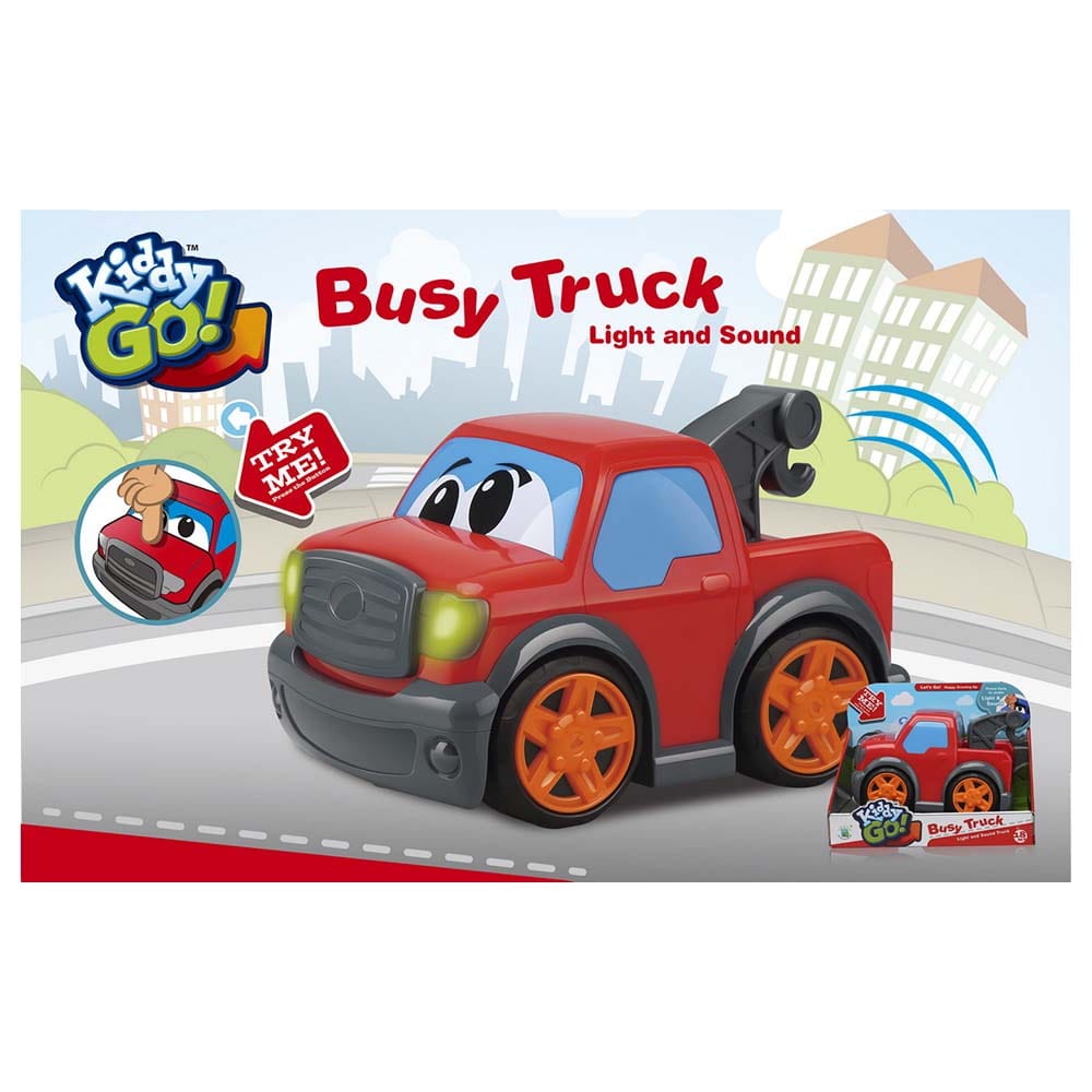 Kiddy Go Toys Kiddy Go Pickup Truck With Hook , Light & Sound