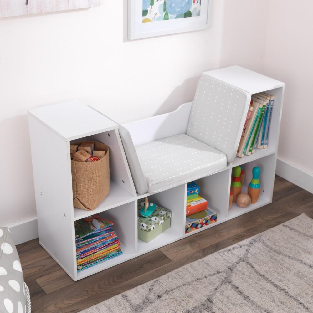 KidKraft Babies Kidkraft Bookcase with Reading Nook - White