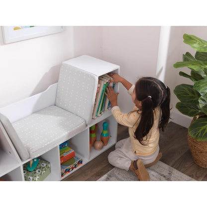 KidKraft Babies Kidkraft Bookcase with Reading Nook - White