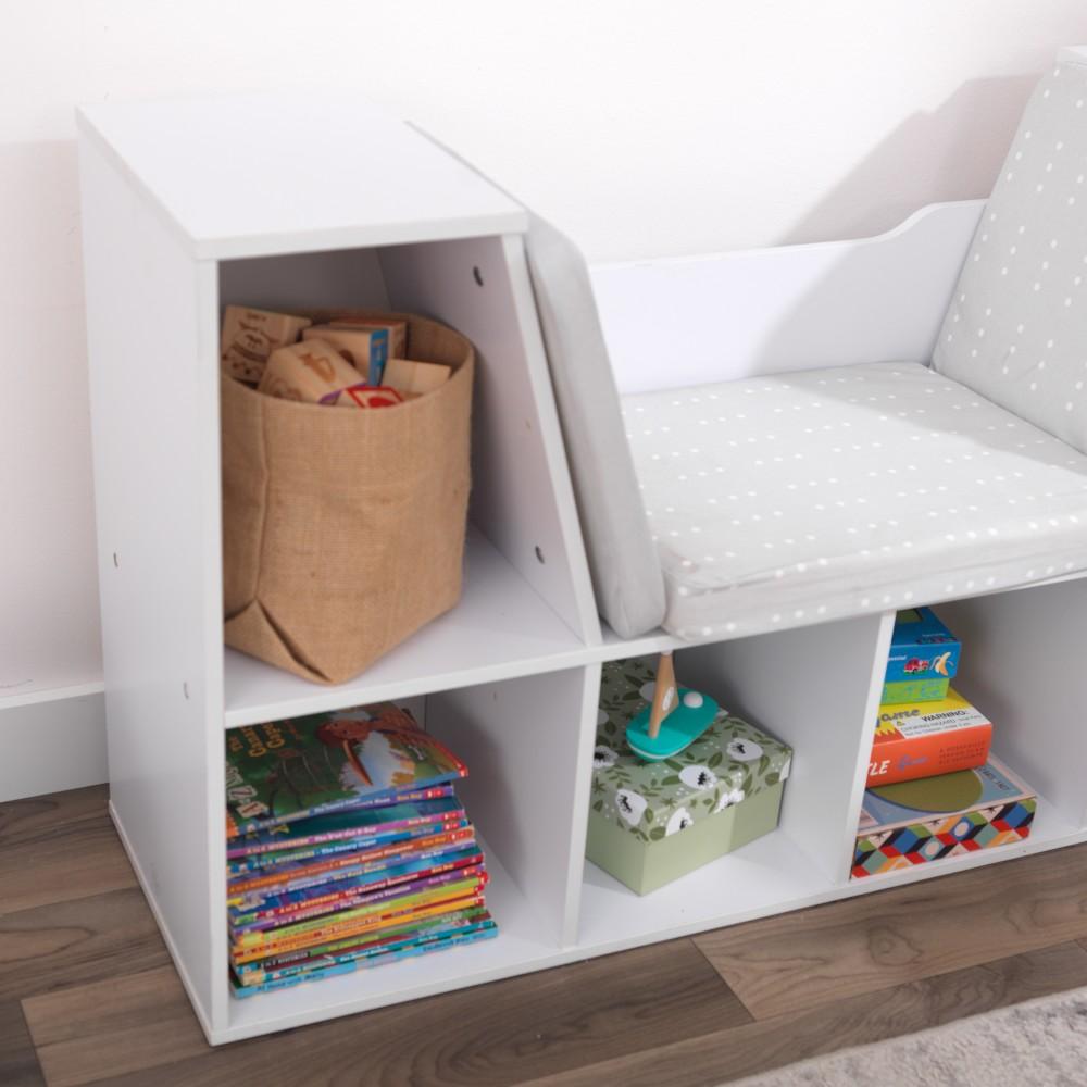KidKraft Babies Kidkraft Bookcase with Reading Nook - White