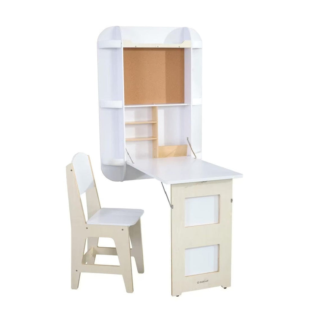 KidKraft Home & Kitchen Kidkraft Arches Floating Wall Desk & Chair - White