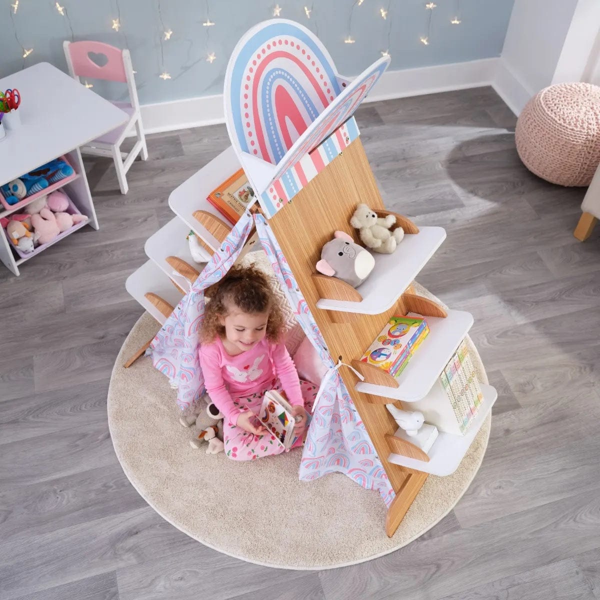 KidKraft Home & Kitchen Kidkraft Book Nook Tent with Shelves