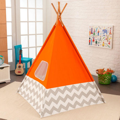 KidKraft Outdoor Kidkraft Deluxe Play Teepee - Orange