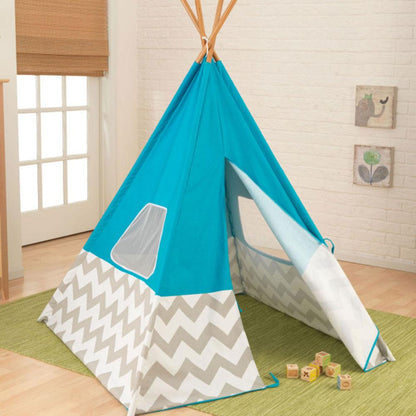 KidKraft Outdoor Kidkraft Deluxe Play Teepee - Turquoise