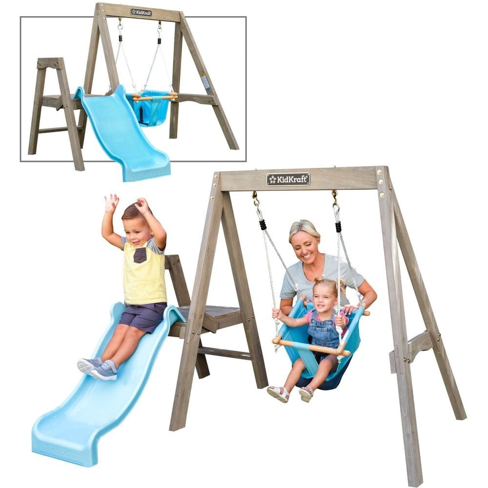 KidKraft Outdoor Kidkraft First Play Wooden Swing Set