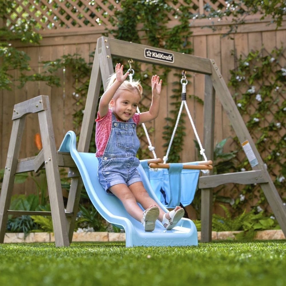 KidKraft Outdoor Kidkraft First Play Wooden Swing Set