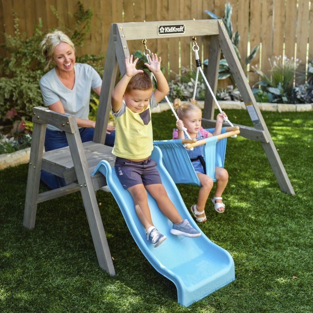KidKraft Outdoor Kidkraft First Play Wooden Swing Set
