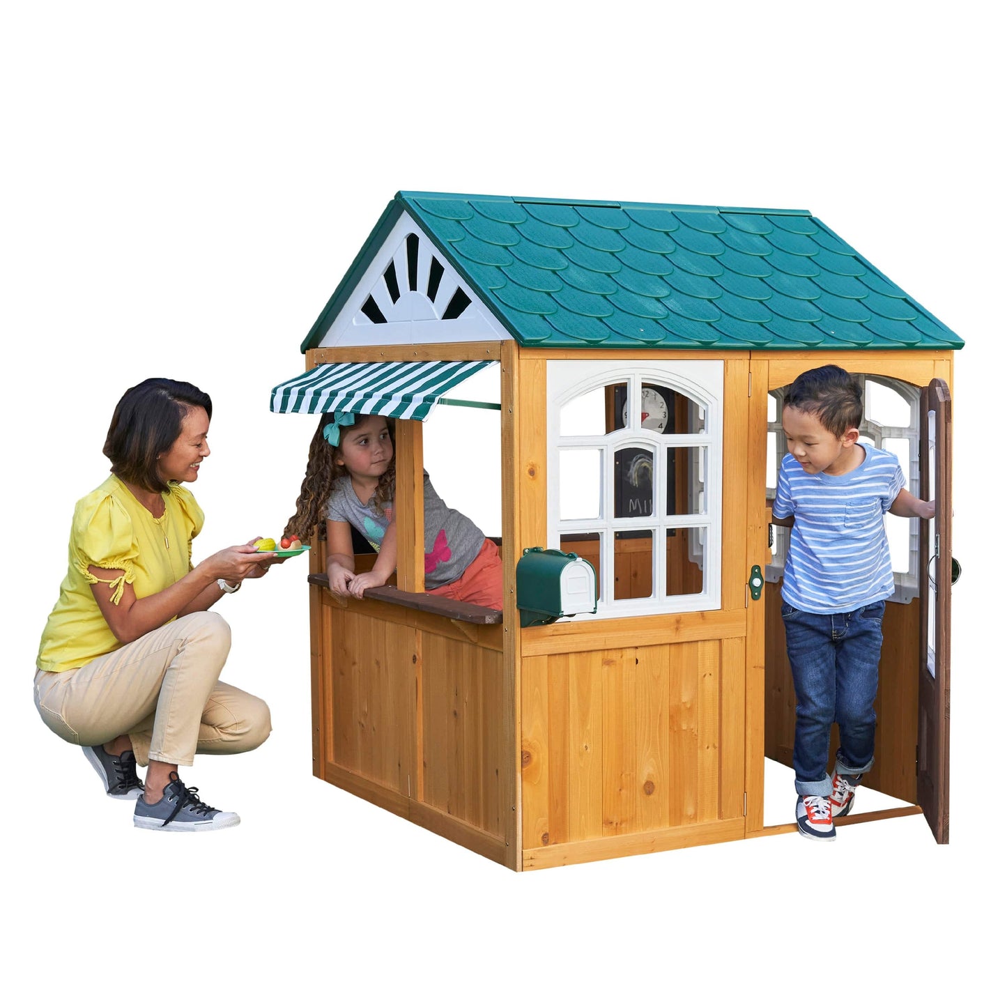 KidKraft Outdoor Kidkraft Garden View Outdoor Wooden Playhouse