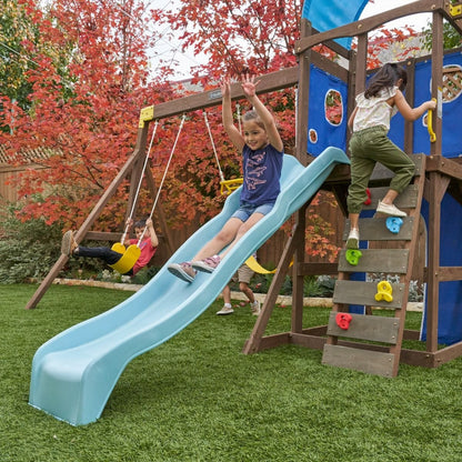 KidKraft Outdoor Kidkraft Overlook Challenge Swing Set Playset