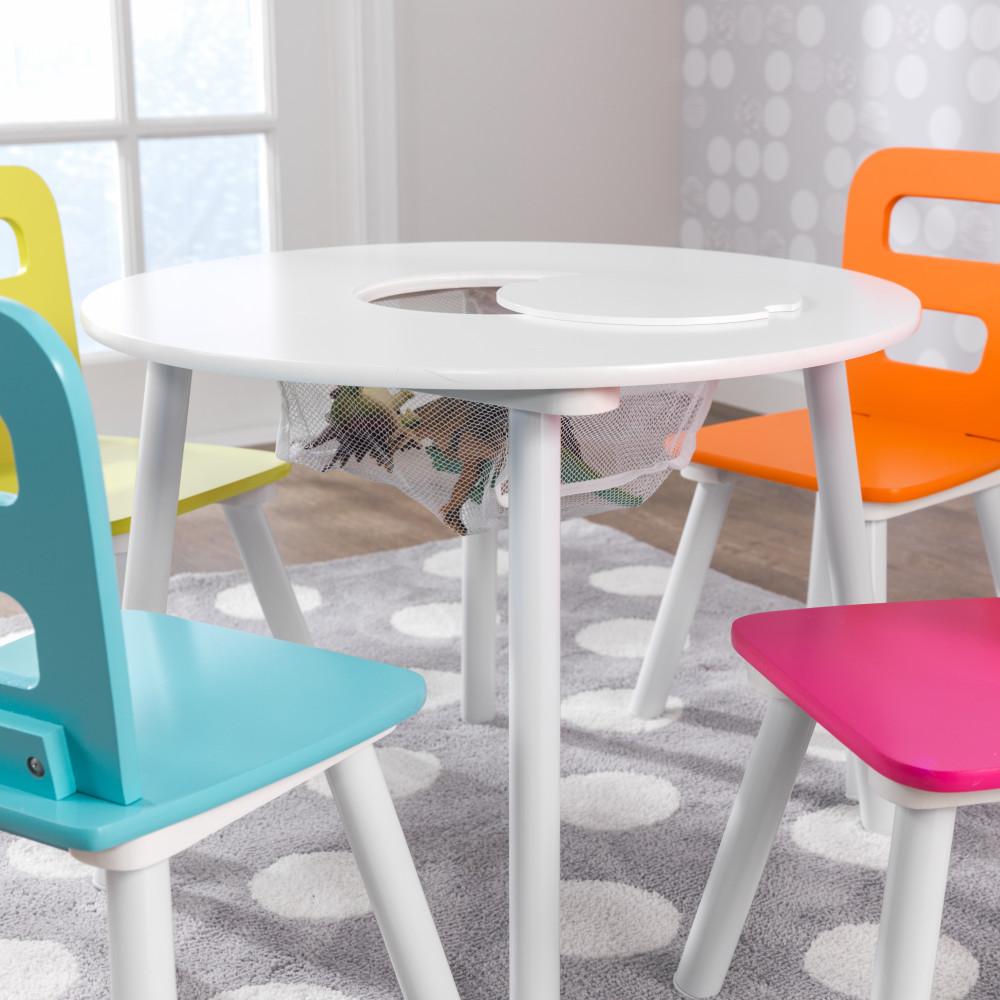 KidKraft Outdoor Kidkraft Round Storage Table & 4 Chair Set