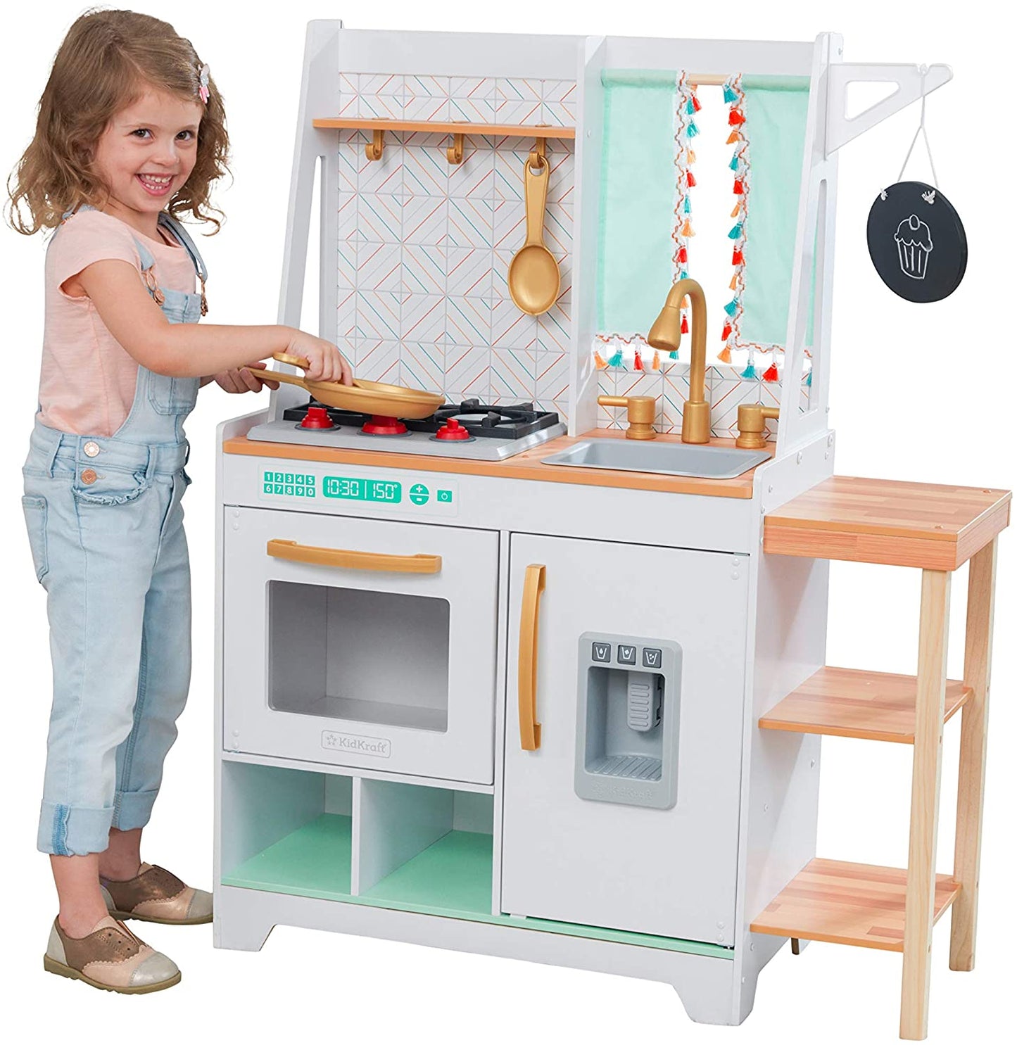 KidKraft Toys Copy of KidKraft - Farmhouse Play Kitchen with EZ Kraft Assembly