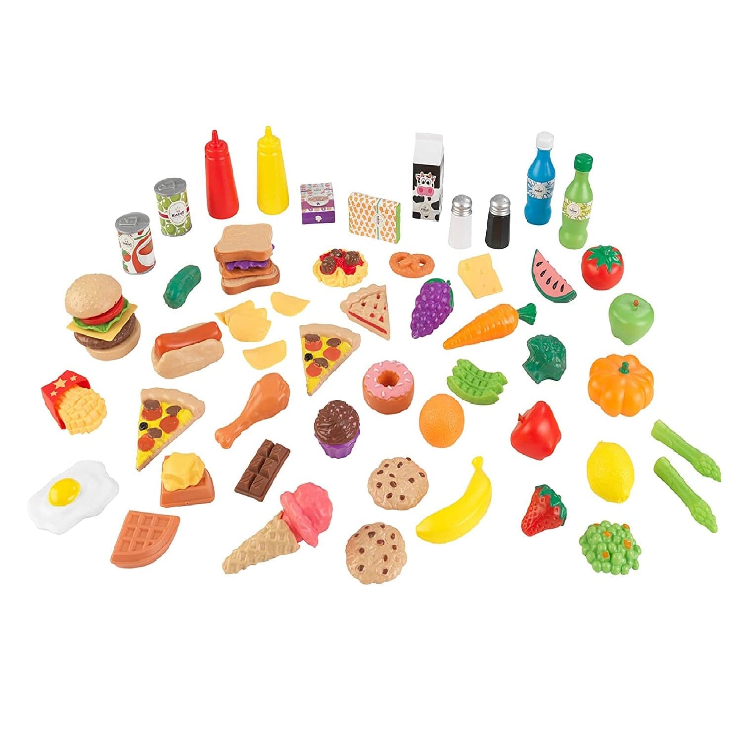 KidKraft Toys KidKraft 65 Pc Pretend Play Food Set