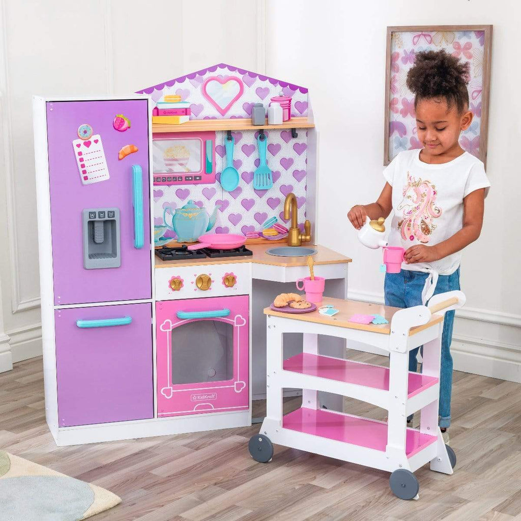 KidKraft Toys Kidkraft - Sweet Snack Time Cart & Play Kitchen