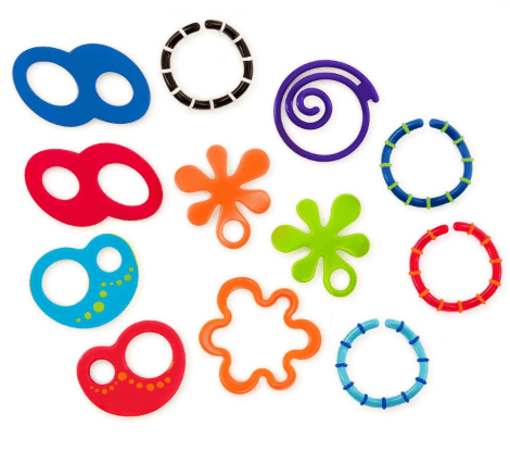 Kids II Babies 12 LINKY LOOPS  ™ TEETHING TOY