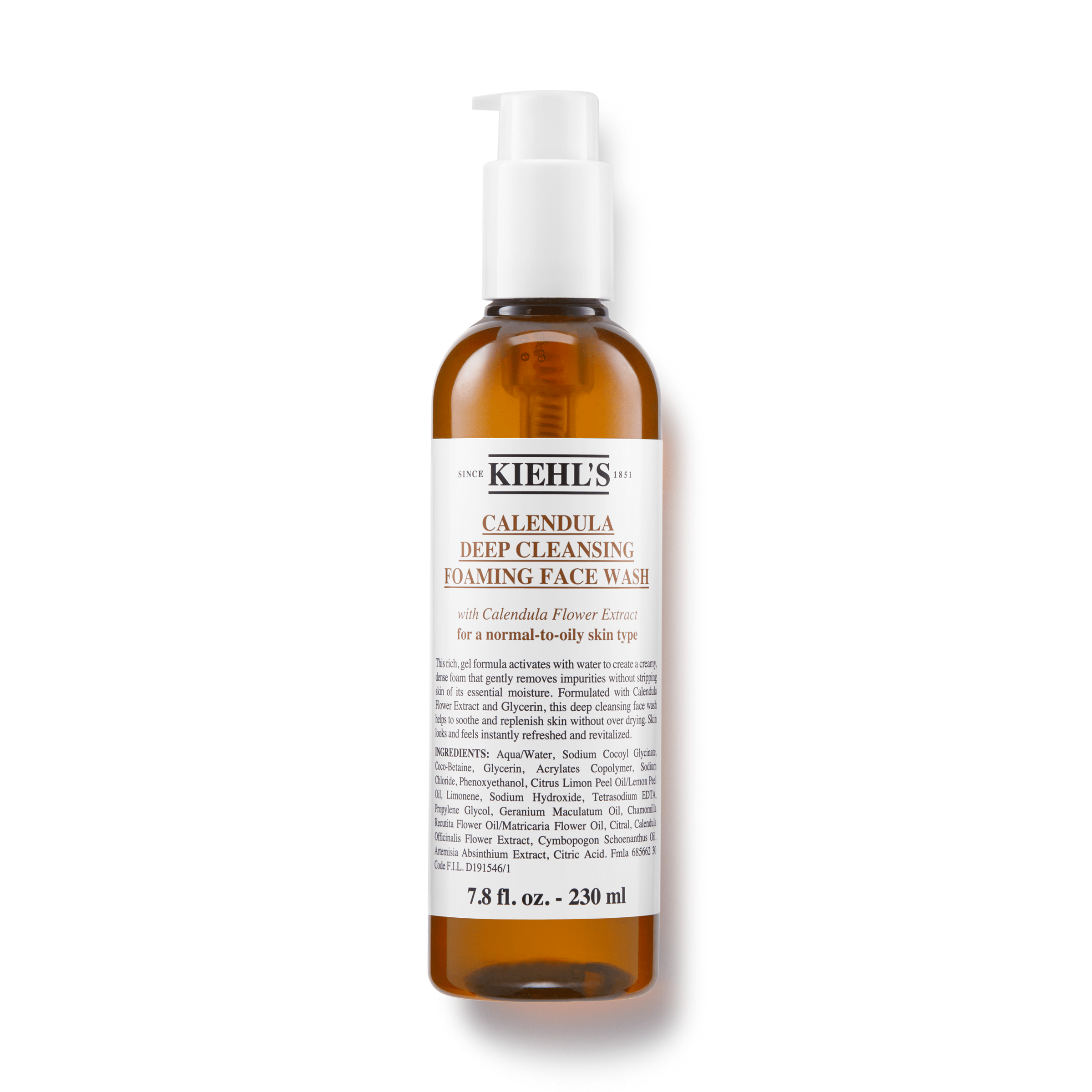 Kiehl's Beauty Kiehl's Calendula Deep Cleansing Foaming Face Wash, 230ml