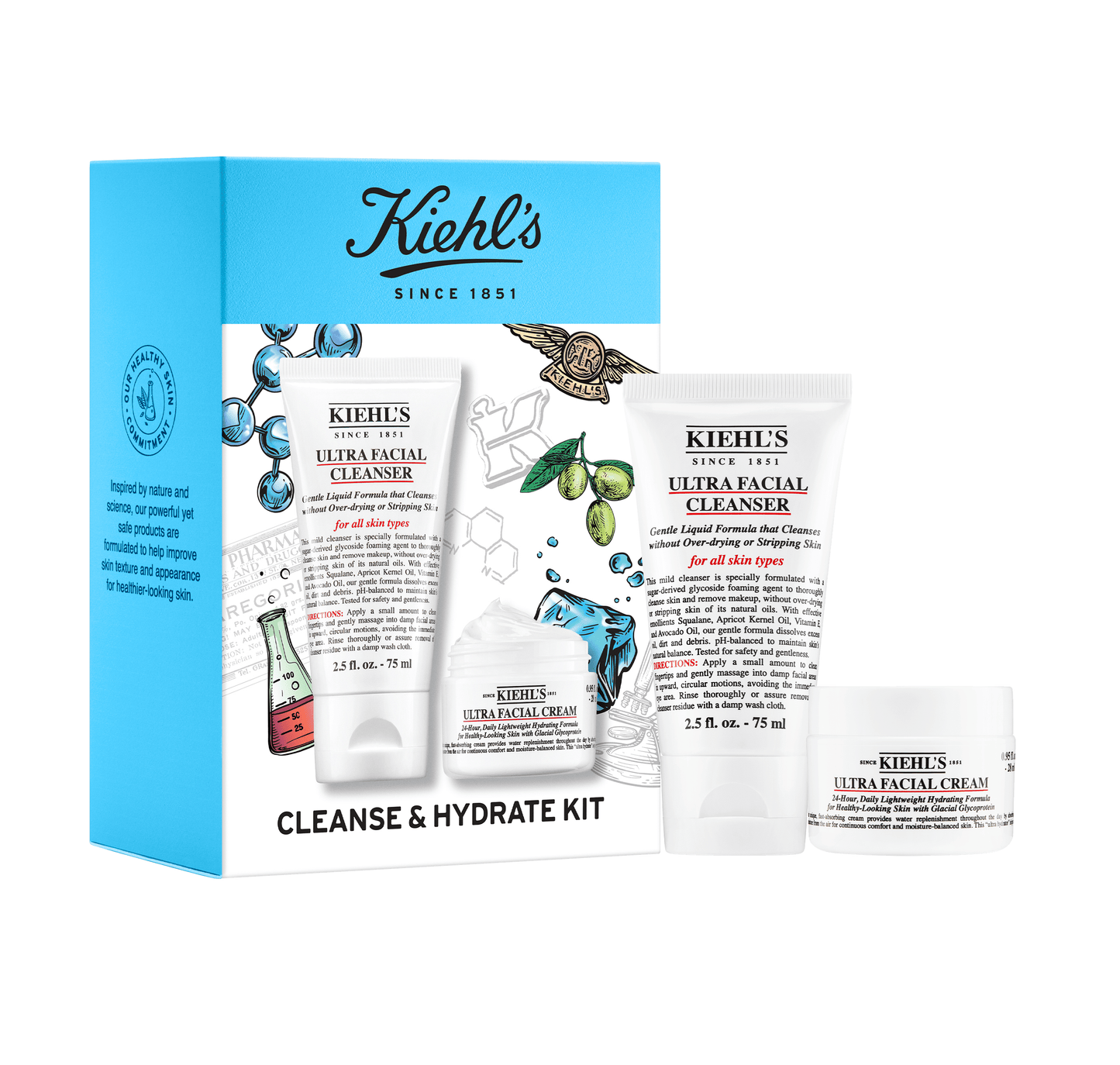 Kiehl's Beauty Kiehl's Cleanse & Hydrate Kit