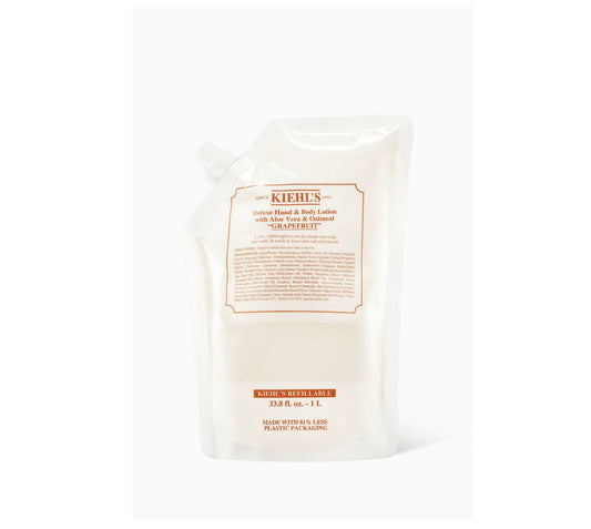 Kiehl's Beauty Kiehl's Grapefruit Deluxe Hand & Body Lotion Refill, 1000ml