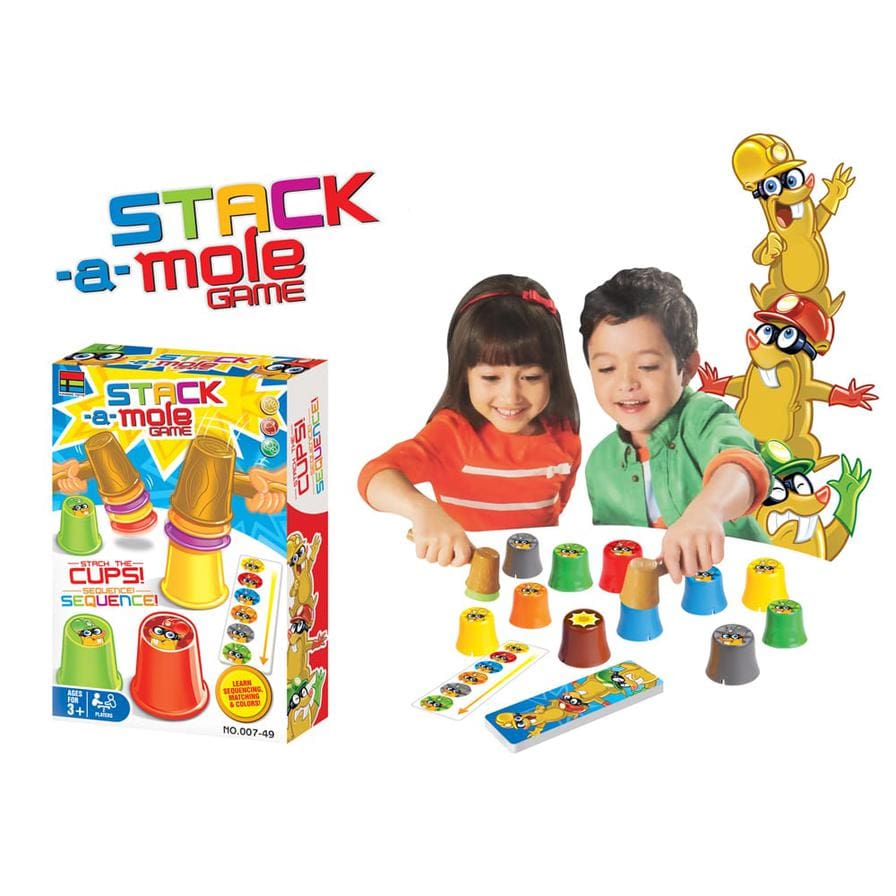 KINGSO TOYS Babies Kingso Toys Stack & Mole Game
