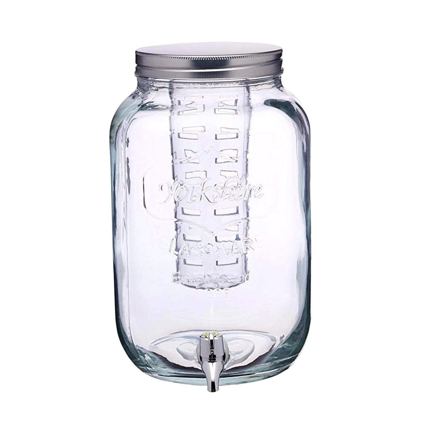 KitchenCraft Home & Kitchen KITCHEN CRAFT DRINKS DISPENSER JAR WITH WATER INFUSER - CLEAR - KCHMGLSJARINF