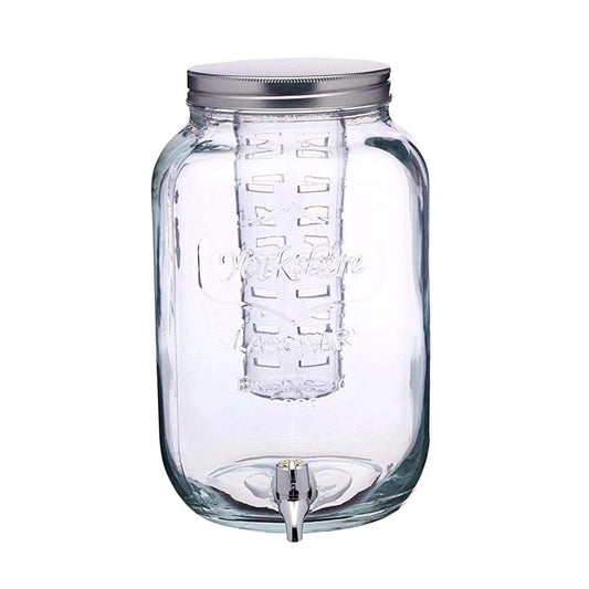 KitchenCraft Home & Kitchen KITCHEN CRAFT DRINKS DISPENSER JAR WITH WATER INFUSER - CLEAR - KCHMGLSJARINF