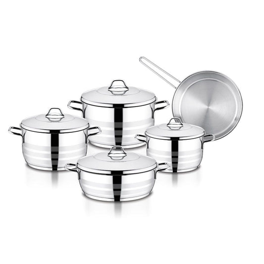 Korkmaz Home & Kitchen On - Bosphorus Cookware Set - (C-BSP-9PC)